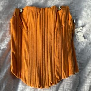 Boys Lie Corset in Orange